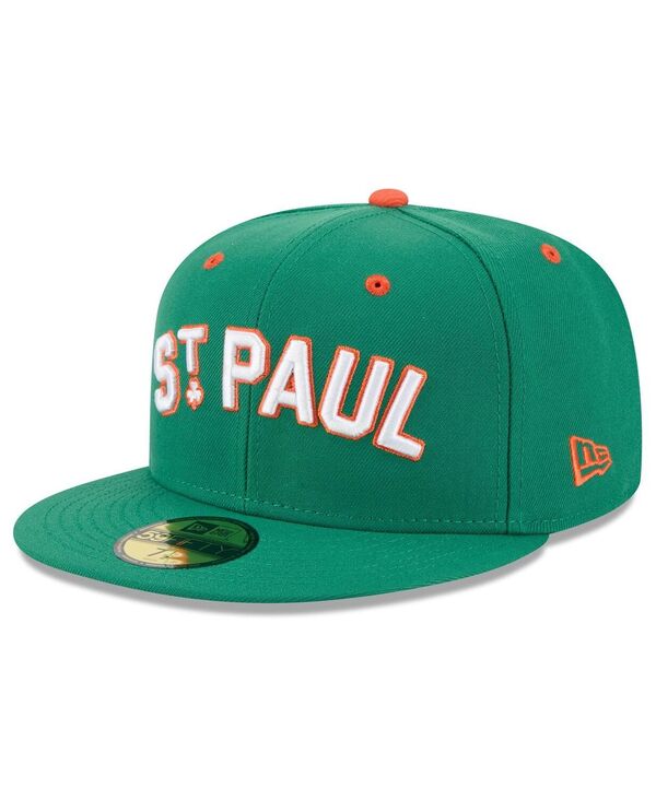 ˥塼  ꡼ ˹ New Era Men's Green St. Paul Saints Theme Nights 59FIFTY Fit...