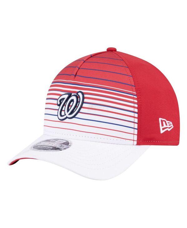 ˥塼  ꡼ ˹ New Era Men's Red Washington Nationals Gradient 9FORTY M-Cro...