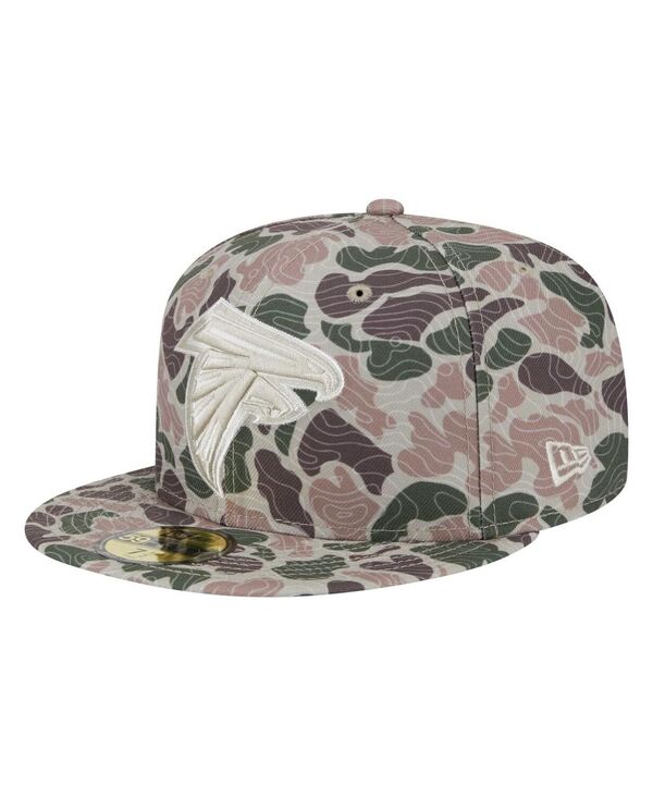ニューエラ メンズ アクセサリー 帽子 New Era Men's Atlanta Falcons Geo Camo 59FIFTY Fitted Hat Ca...