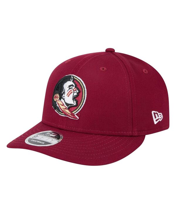 ニューエラ メンズ アクセサリー 帽子 New Era Men's Garnet Florida State Seminoles Low Profile 9FI...