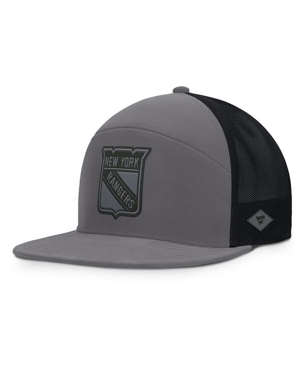 ファナティクス メンズ アクセサリー 帽子 Fanatics Men's Charcoal New York Rangers Fairweather Adjus...