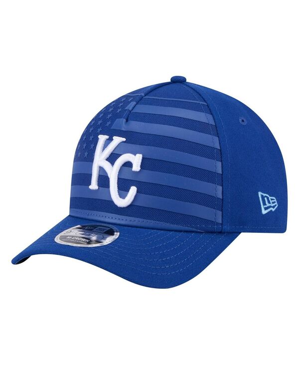 ˥塼  ꡼ ˹ New Era Men's Royal Kansas City Royals American Flag 9FORTY ...