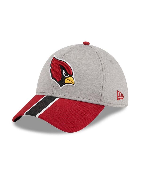 ニューエラ メンズ アクセサリー 帽子 New Era Men's Heather Gray/Cardinal Arizona Cardinals Stripe...