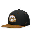 【送料無料】 ファナティクス メンズ 帽子 アクセサリー Men's Black/Brown Iowa Hawkeyes NoBo Fitted Hat Black Brown(4)