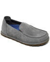【送料無料】 ビルケンシュトック レディース スニーカー シューズ Women's Utti Suede Leather Moccasin Casual Sneakers from Finish Line Gray