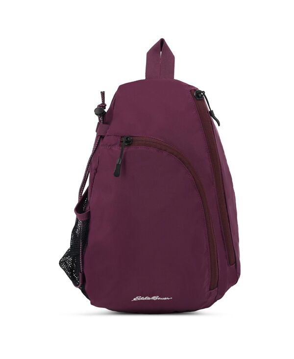 楽天ReVida 楽天市場店エディー バウアー レディース バッグ バックパック・リュックサック Eddie Bauer Ripstop Sling Pack Dark Plum プラム