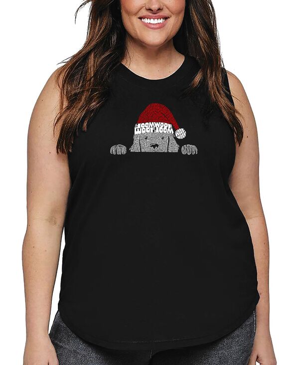 エルエーポップアート レディース トップス タンクトップ プラスサイズ LA Pop Art Plus Size Christma..