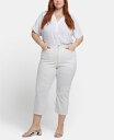 【送料無料】 エヌワイディージェイ レディース デニムパンツ ボトムス Plus Size Joni Relaxed Capri Jeans Beach Cru...