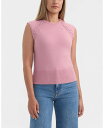 【送料無料】 エレントレイシー レディース ニット・セーター アウター Women's Sleeveless Crewneck Sweater with Braid Detail Orchid pink