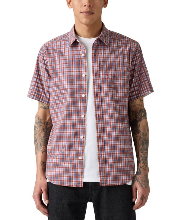 リーバイス メンズ トップス シャツ レギュラーフィット Levi's Men's Classic 1 Pocket Short Sleeve ..