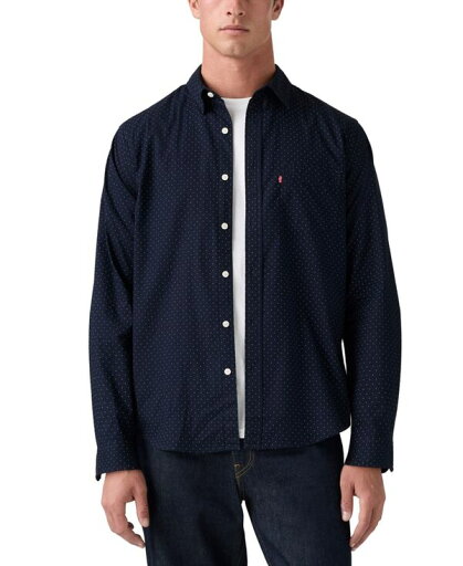 【送料無料】 リーバイス メンズ シャツ トップス Men's Classic 1 Pocket Regular-Fit Long Sleeve Shirt Dot Nightwatch 【送料無料】 リーバイス メンズ シャツ トップス Men's Classic 1 Pocket Regular-Fit Long Sleeve Shirt Dot Nightwatch