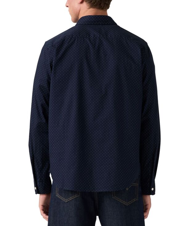【送料無料】 リーバイス メンズ シャツ トップス Men's Classic 1 Pocket Regular-Fit Long Sleeve Shirt Dot Nightwatch