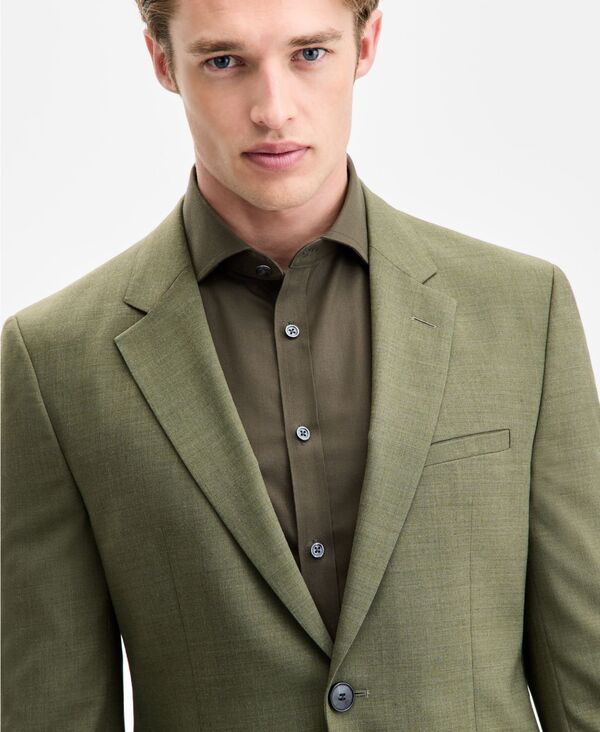 ヒューゴボス メンズ アウター ジャケット・ブルゾン ジャケット Hugo Boss Men's Modern-Fit Solid Suit Jacket Green グリーン