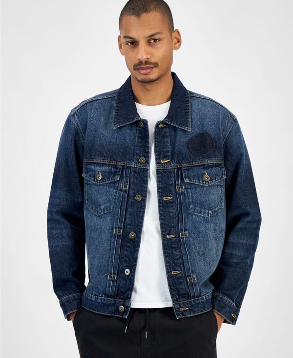 ■アウターサイズ USサイズ｜胸囲(cm) サイズ | 胸囲 | ウェスト| ウエスト(inc) XXS | 約84cm | 約69cm | 27inc XS | 約88cm | 約73cm | 28-29inc S | 約94cm | 約78cm | 30-31inc M | 約100cm | 約83cm | 32-33inc L | 約106cm | 約88cm | 34-35inc XL | 約112cm | 約96cm | 36-38inc XXL | 約118cm | 約108cm | 42-44inc ■ブランド Sun + Stone (サンストーン)■商品名 Men's Denim Trucker Jacket, Macy's Exclusive■商品は海外よりお取り寄せの商品となりますので、お届けまで10日-3週間前後お時間頂いております。 ■ブランド・商品・デザインによって大きな差異がある場合があります。 ■あくまで平均的なサイズ表ですので「目安」として参考にしてください。 ■お届けの商品は1枚目のお写真となります。色展開がある場合、2枚目以降は参考画像となる場合がございます。 ■只今、一部を除くすべて商品につきまして、期間限定で送料無料となります。 ※沖縄・離島・一部地域は追加送料(3,300円)が掛かります。