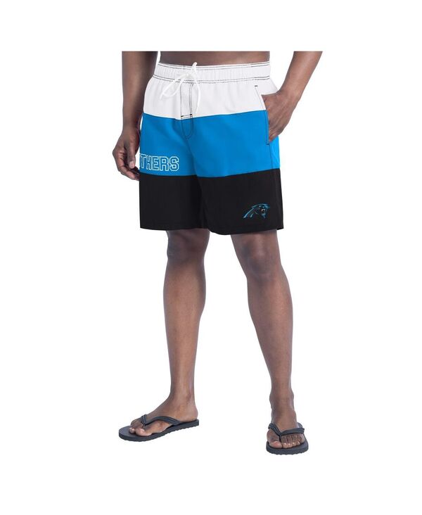 【送料無料】 カール バンクス メンズ ハーフパンツ・ショーツ 水着 Men's Black/Blue Carolina Panthers Sunrise Volley Swim Shorts Black Blue