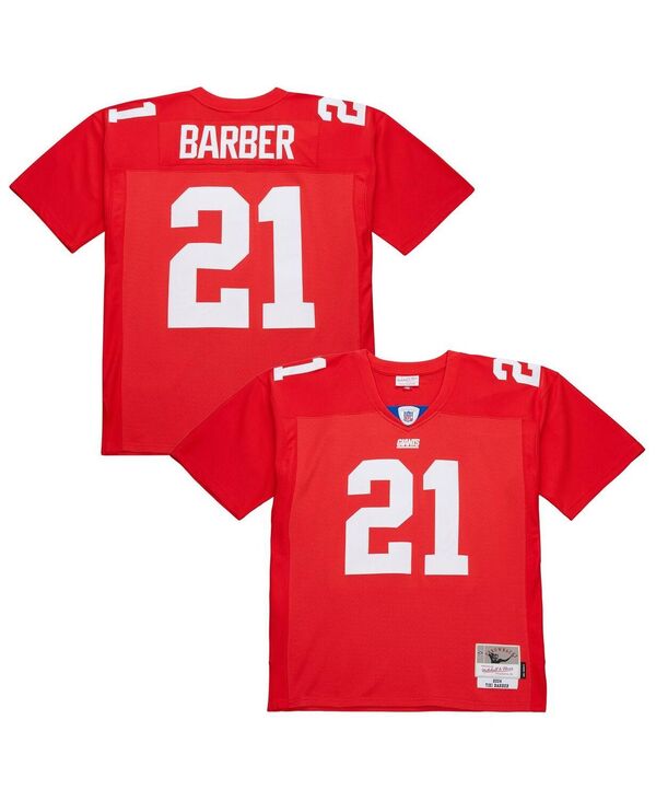 ミッチェル&ネス メンズ トップス シャツ ジャージー Mitchell & Ness Men's Tiki Barber Red New York Giants 2004 Legacy Replica Jersey Red レッド(4)
