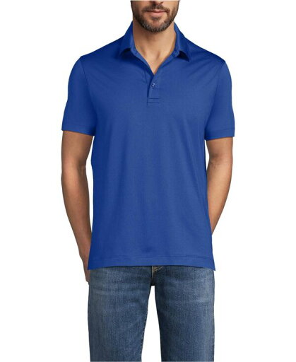 【送料無料】 ランズエンド メンズ ポロシャツ トップス School Uniform Men's Rapid Dry Short Sleeve Modern Fit Polo Dark cobalt blue 【送料無料】 ランズエンド メンズ ポロシャツ トップス School Uniform Men's Rapid Dry Short Sleeve Modern Fit Polo Dark cobalt blue