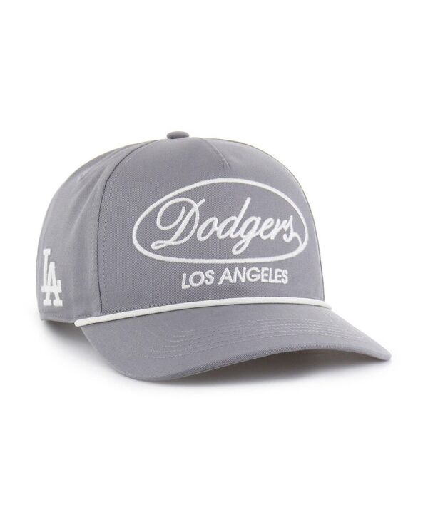 47 ブランド メンズ アクセサリー 帽子 '47 Brand Men's Gray Los Angeles Dodgers Foundational Hitc...
