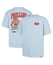 【送料無料】 47ブランド メンズ Tシャツ トップス Men's Light Blue Philadelphia Phillies Ice Cream Parlor Foundation T-Shirt Light Blue