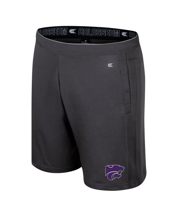 【送料無料】 コロシアム メンズ ハーフパンツ・ショーツ ボトムス Men's Charcoal Kansas State Wildcats Forget Shorts Charcoal