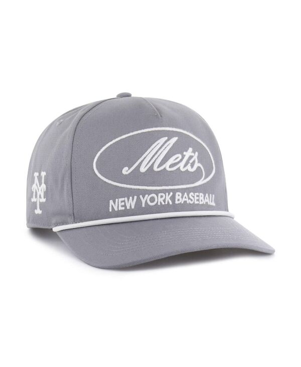 47 ブランド メンズ アクセサリー 帽子 '47 Brand Men's Gray New York Mets Foundational Hitch Adju...