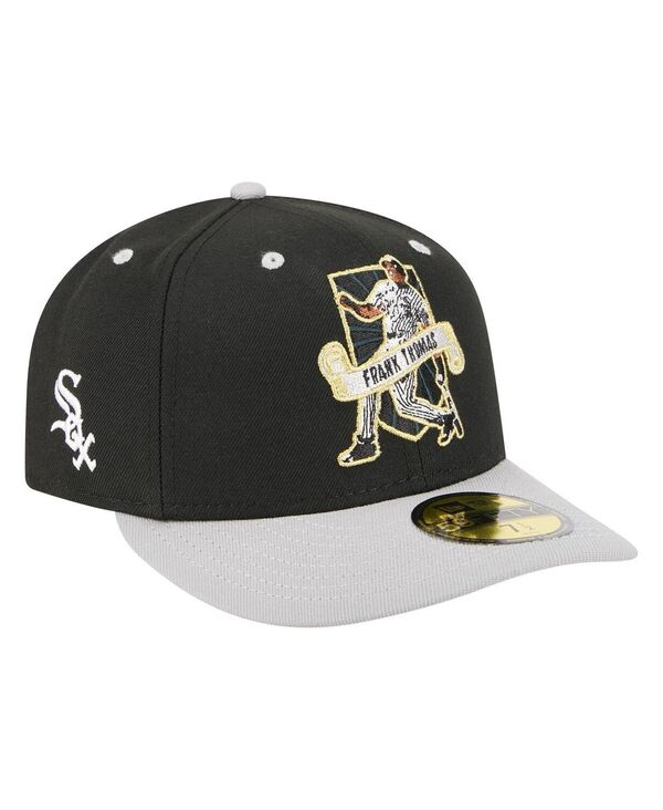 ˥塼  ꡼ ˹ New Era Men's Frank Thomas Black Chicago White Sox 59FIFTY F...