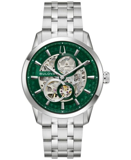 【送料無料】 ブロバ メンズ 腕時計 アクセサリー Men's Classic Sutton Automatic Silver-Tone Stainless Steel Bracelet Watch 40mm Silver-tone 【送料無料】 ブロバ メンズ 腕時計 アクセサリー Men's Classic Sutton Automatic Silver-Tone Stainless Steel Bracelet Watch 40mm Silver-tone