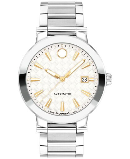 【送料無料】 モバド メンズ 腕時計 アクセサリー Men's Vizio Swiss Automatic Stainless Steel Watch, 41mm Silver-tone 【送料無料】 モバド メンズ 腕時計 アクセサリー Men's Vizio Swiss Automatic Stainless Steel Watch, 41mm Silver-tone