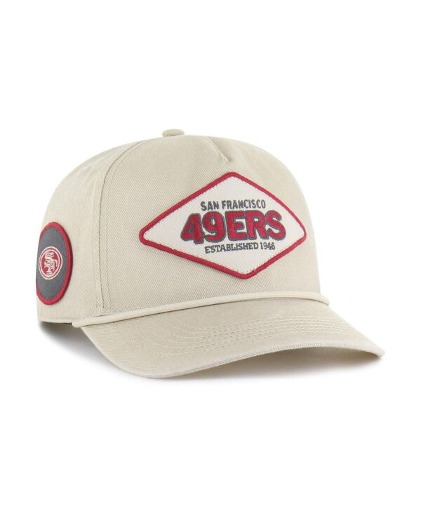 47 ブランド メンズ アクセサリー 帽子 '47 Brand Men's Khaki San Francisco 49ers Cairn Hitch Adju...