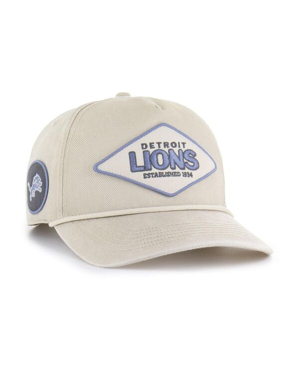 47 ブランド メンズ アクセサリー 帽子 '47 Brand Men's Khaki Detroit Lions Cairn Hitch Adjustable...