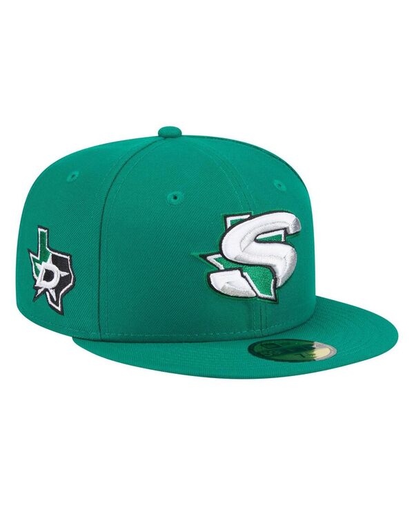 ˥塼  ꡼ ˹ New Era Men's Green Dallas Stars Deceptor 59FIFTY Fitted Hat...