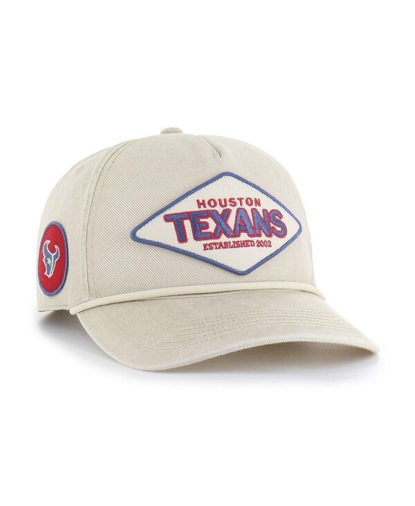 47 ブランド メンズ アクセサリー 帽子 '47 Brand Men's Khaki Houston Texans Cairn Hitch Adjustabl...