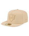 ニューエラ メンズ アクセサリー 帽子 New Era Men'sLight Beige Chicago Bears Color Pack A-Frame 59...