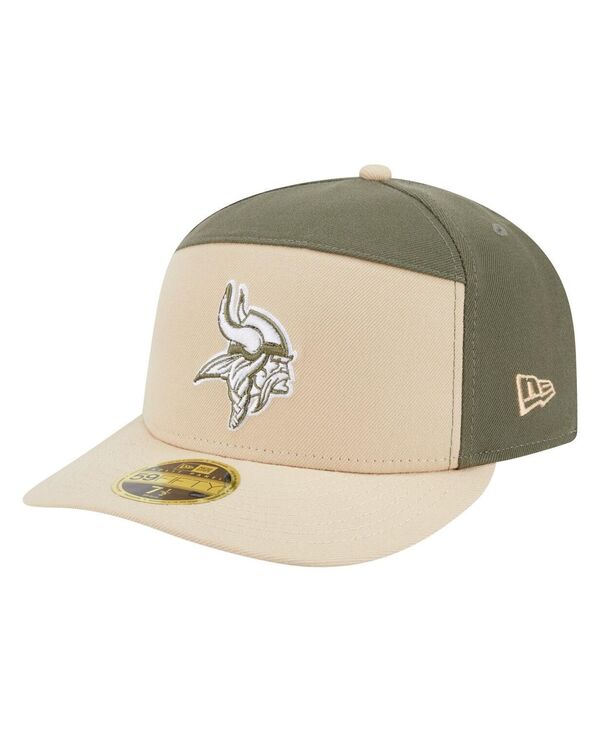 ˥塼  ꡼ ˹ New Era Men'sLight Beige/Olive Minnesota Vikings Two-Tone Co...