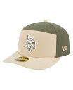 ニューエラ メンズ アクセサリー 帽子 New Era Men'sLight Beige/Olive Minnesota Vikings Two-Tone Co...