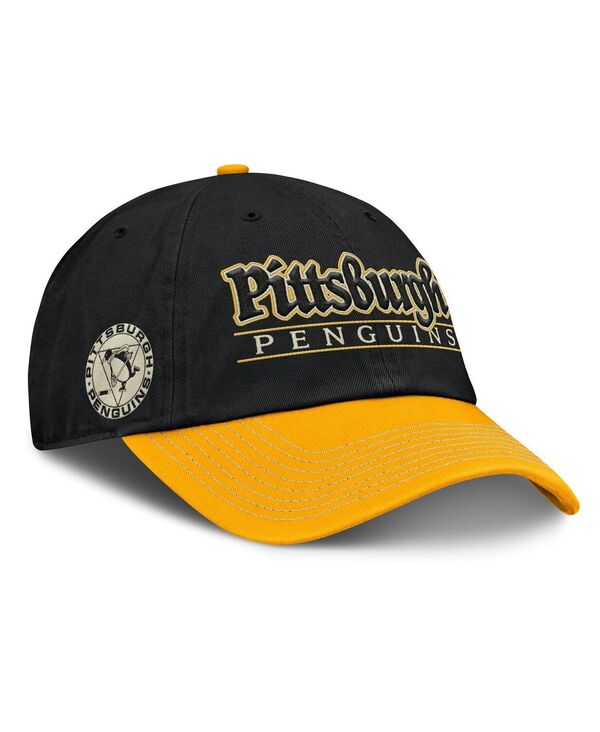 եʥƥ  ꡼ ˹ Fanatics Men's Black/Gold Pittsburgh Penguins Heritage Hom...