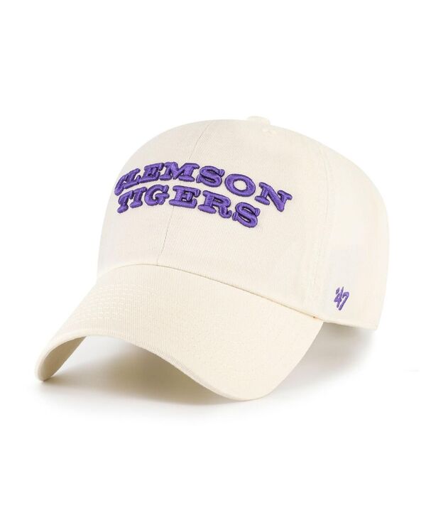 47 ブランド メンズ アクセサリー 帽子 '47 Brand Men's Sand Clemson Tigers Vault Clean Up Adjusta...