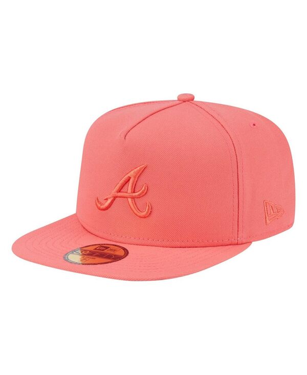 ニューエラ メンズ アクセサリー 帽子 New Era Men's Coral Atlanta Braves Color Pack A-Frame 59FIFT...