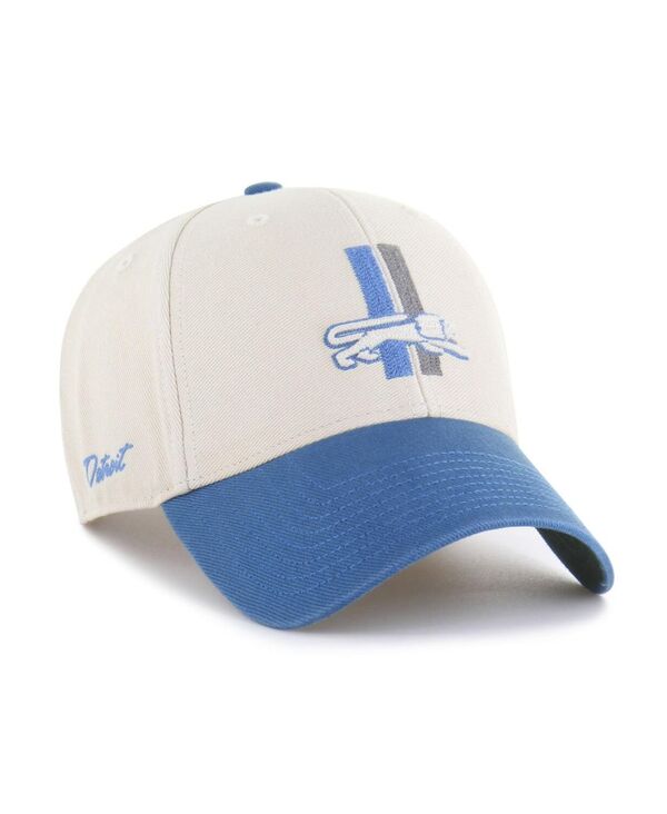 47 ブランド メンズ アクセサリー 帽子 '47 Brand Men's Cream/Blue Detroit Lions Fairfield MVP Thr...