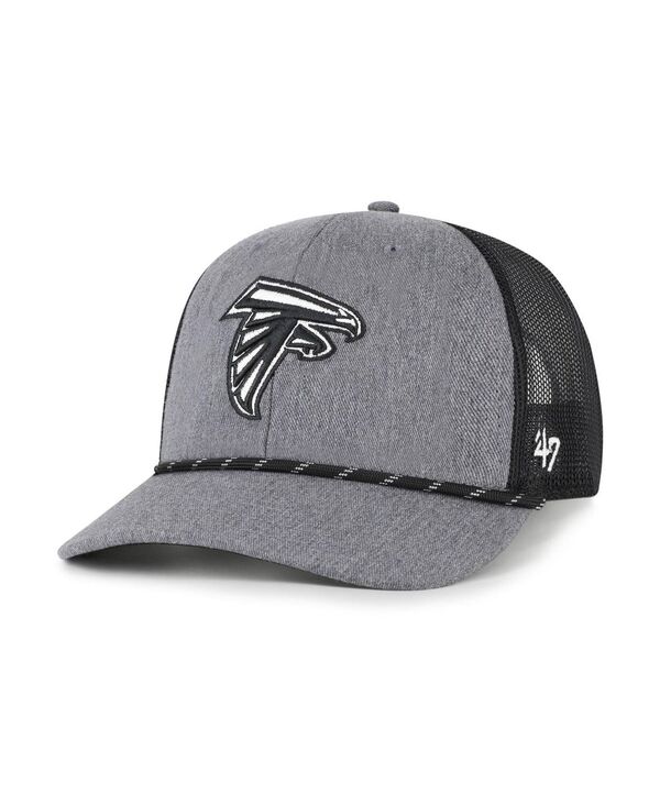 47 ブランド メンズ アクセサリー 帽子 '47 Brand Men's Heather Charcoal Atlanta Falcons Carbon Ro...