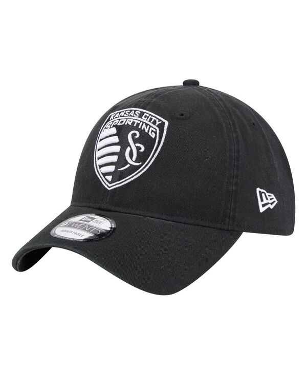 ニューエラ メンズ アクセサリー 帽子 New Era Men's Black Sporting Kansas City 2025 Kickoff 9TWENT...