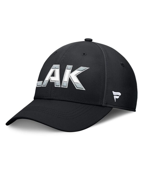 ファナティクス メンズ アクセサリー 帽子 Fanatics Men's Black/Silver Los Angeles Kings Authentic Pr...