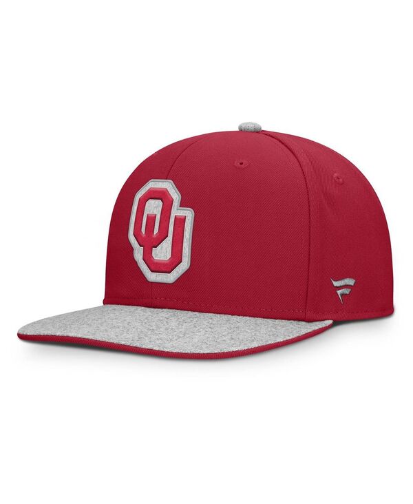 ファナティクス メンズ アクセサリー 帽子 Fanatics Men's Crimson Oklahoma Sooners Loden Snapback Hat...