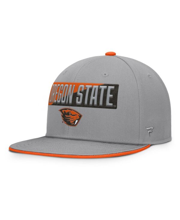 ファナティクス メンズ アクセサリー 帽子 Fanatics Men's Gray Oregon State Beavers Duo Snapback Hat ...