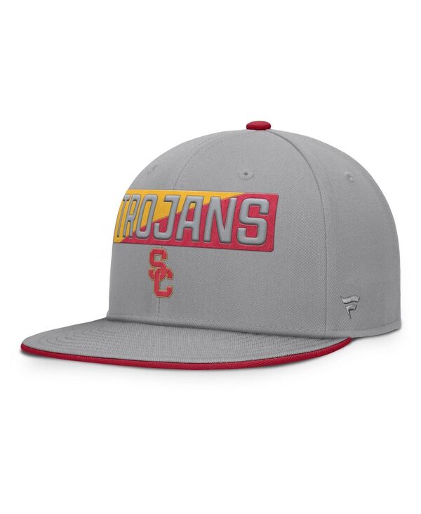 ファナティクス メンズ アクセサリー 帽子 Fanatics Men's Gray USC Trojans Duo Snapback Hat Gray グレー