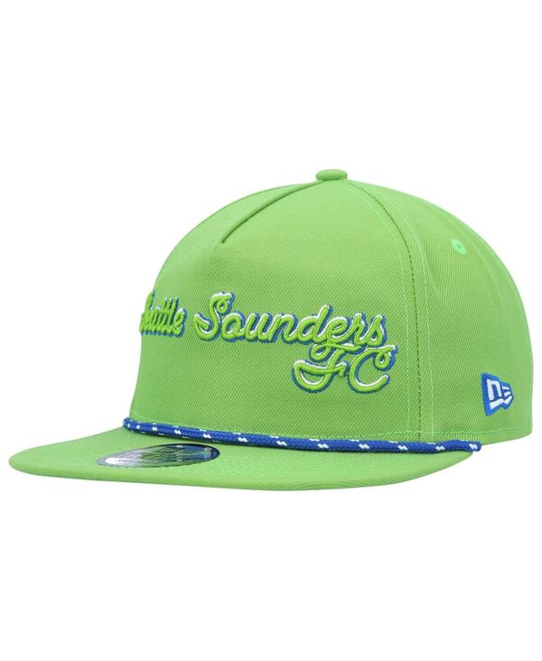 ˥塼  ꡼ ˹ New Era Men's Rave Green Seattle Sounders FC Script Golfer A...