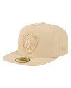 ニューエラ メンズ アクセサリー 帽子 New Era Men'sLight Beige Las Vegas Raiders Color Pack A-Fram...