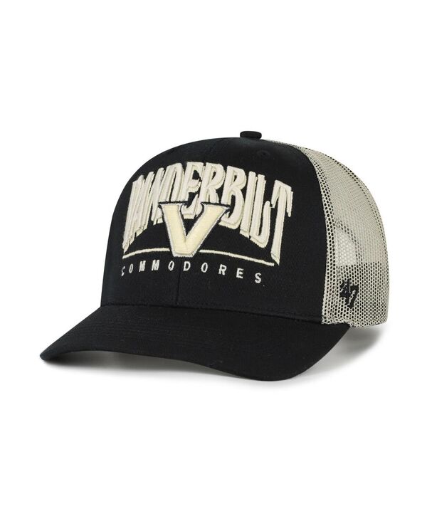 47 ブランド メンズ アクセサリー 帽子 '47 Brand Men's Black Vanderbilt Commodores Arid Adjustabl...