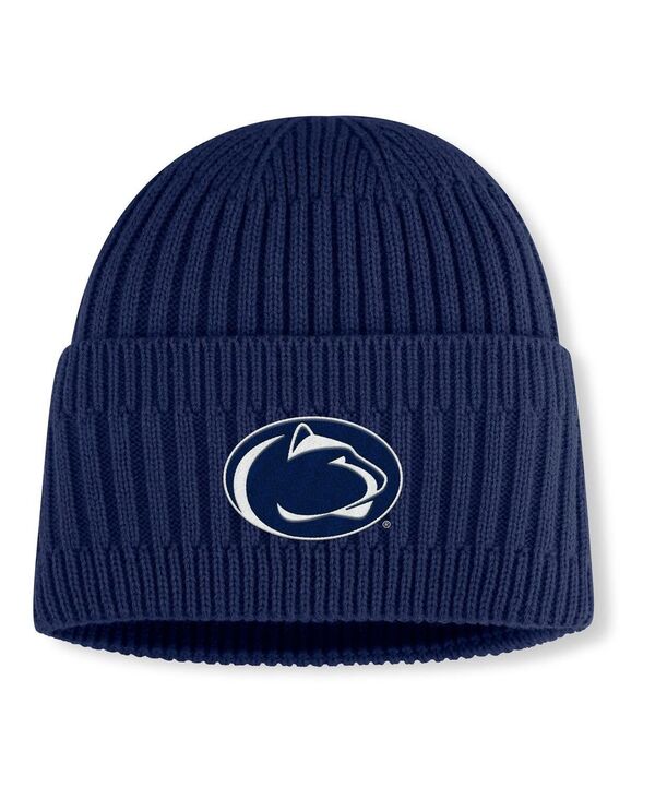 ファナティクス メンズ アクセサリー 帽子 ニット Fanatics Men's Navy Penn State Nittany Lions Revery Cu...
