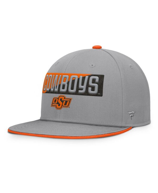 ファナティクス メンズ アクセサリー 帽子 Fanatics Men's Gray Oklahoma State Cowboys Duo Snapback Ha...